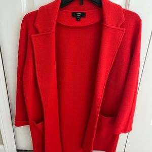 Red Sweater Blazer